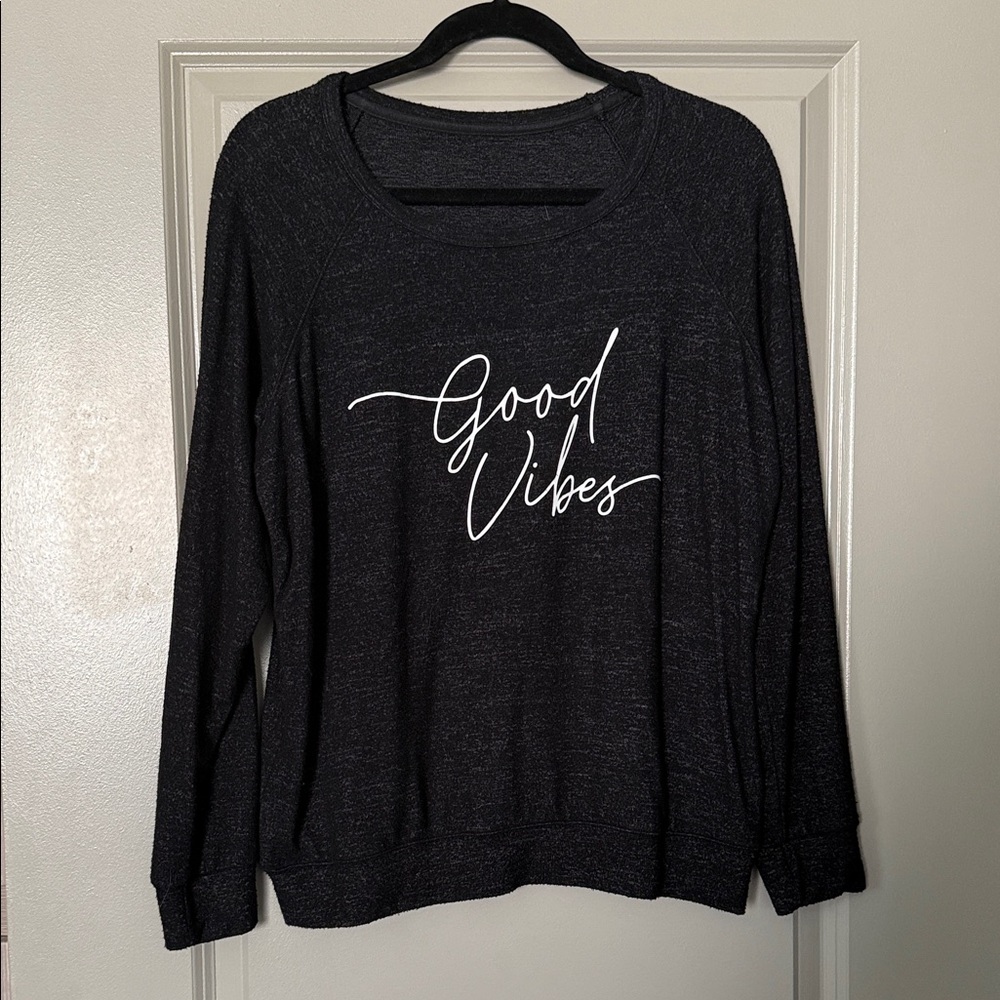 Buffalo Good Vibes Black Sweater size L